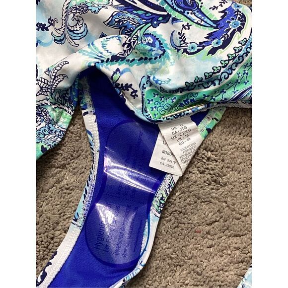 New Lauren Ralph Lauren bead and paisley bikini. Size 12. Retails $159 - Picture 13 of 14